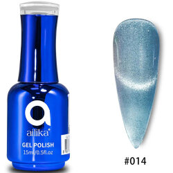 Ailika 014 Kalıcı Oje Kedi Gözü 15 ML - AİLİKA