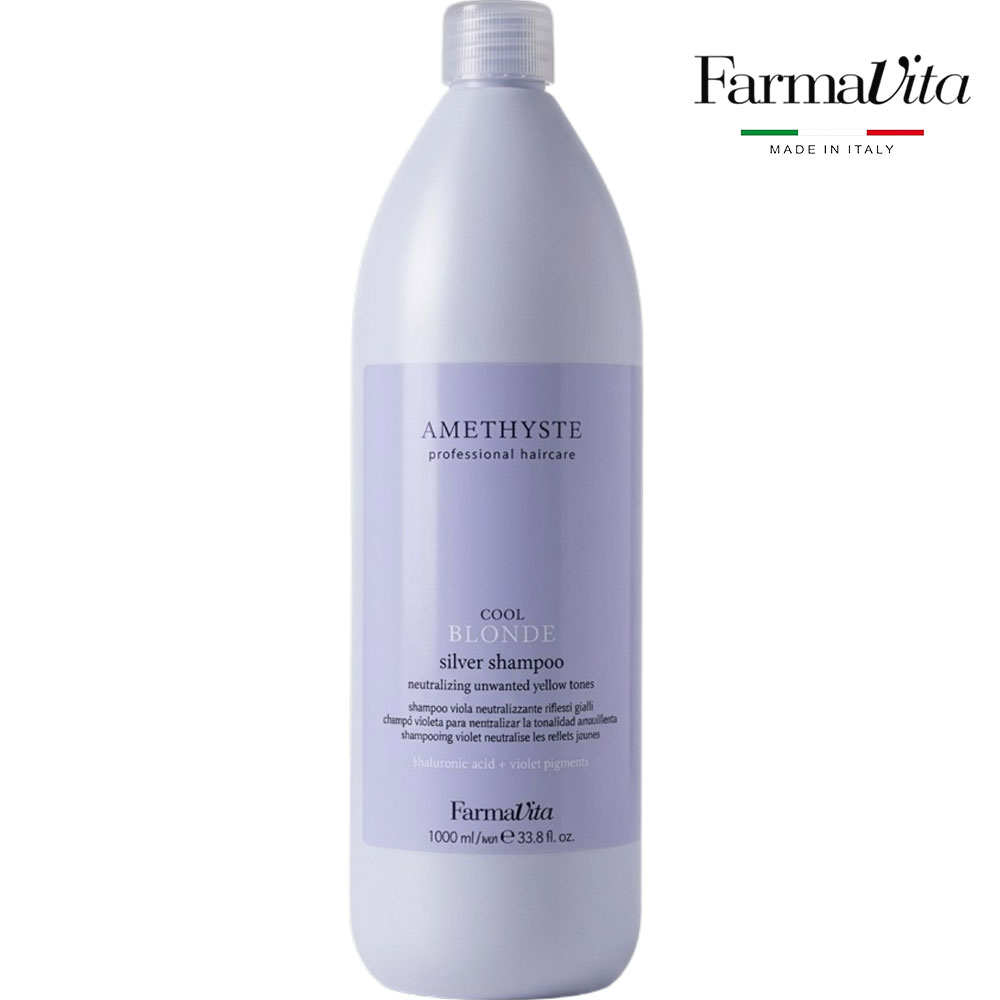 Amethyste Cool Blonde Silver Shampoo 1000 ML - 1