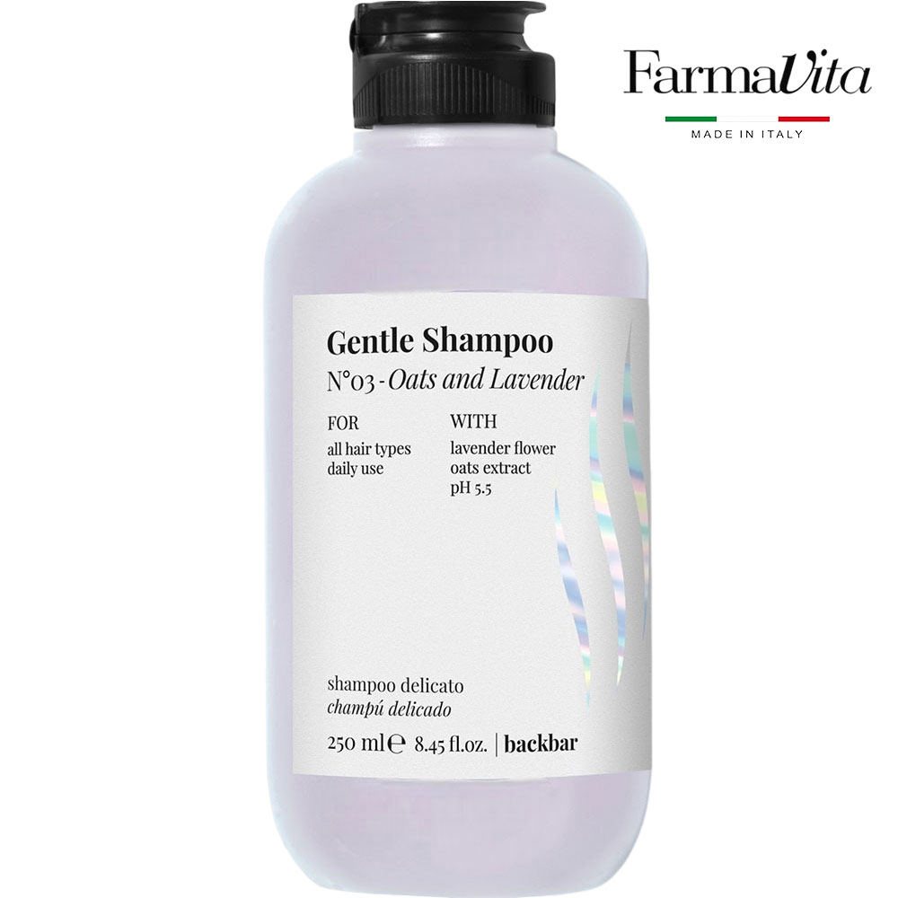 BackBar Nemlendirici ve Yatıştırıcı Şampuan No:3 - Yulaf ve Lavanta 250ML - 1