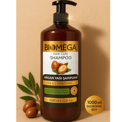 Biomega Argan Yağı Şampuan 1000 ML - BIOMEGA