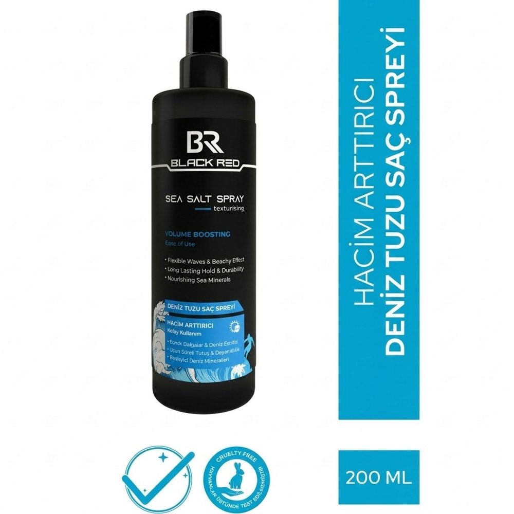 Br Deniz Tuzu Saç Spreyi Volume 200 ML - BLACK RED