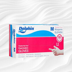 Dolphin Vinil Pudrasız Eldiven M - DOLPHİN