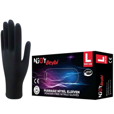 Beybi Njoy Eldiven Nitril Pudrasız L - 1