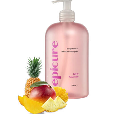Epicure Sir Ağda Sonrası Temizleme Ve Masaj Yağı Tropic 800 ML - 1