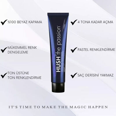 Hush The Passion Amonyaksız Saç Boyası 60 ML - 6