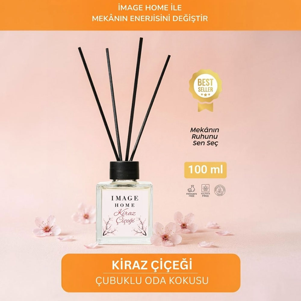Image Home Bambu Çubuklu Ortam Kokusu Kiraz Çiçeği 100 ML - IMAGE 