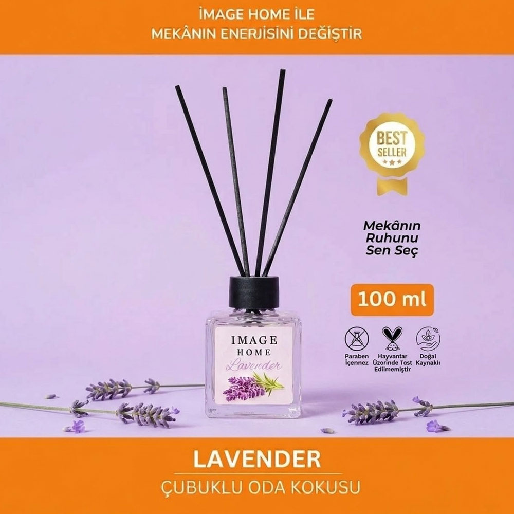 Image Home Bambu Çubuklu Ortam Kokusu Lavander 100 ML - IMAGE 
