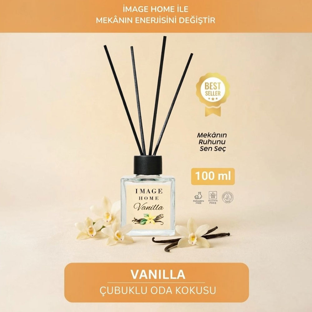 Image Home Bambu Çubuklu Ortam Kokusu Vanilla 100 ML - IMAGE 