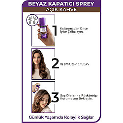 Morfose Beyaz Kapatıcı Sprey Açık Kahve 75 ML - 4