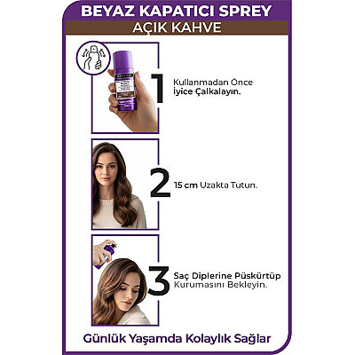 Morfose Beyaz Kapatıcı Sprey Açık Kahve 75 ML - 4