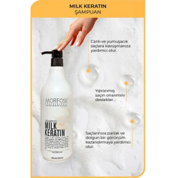 Morfose Hair Shampoo Milk Keratin 1000 ML - MORFOSE PROFESSIONAL (1)