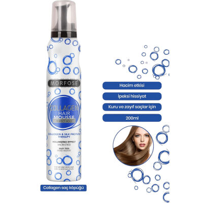 Morfose Saç Köpüğü Collagen 200 ML - 3