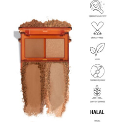 Pastel Bronzer Highlighter Set Sun Kissed 02 - PASTEL (1)