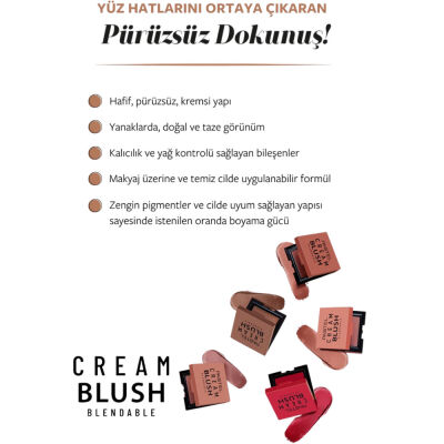 Pastel Cream Blush Blendable 45 Sunlit - 4