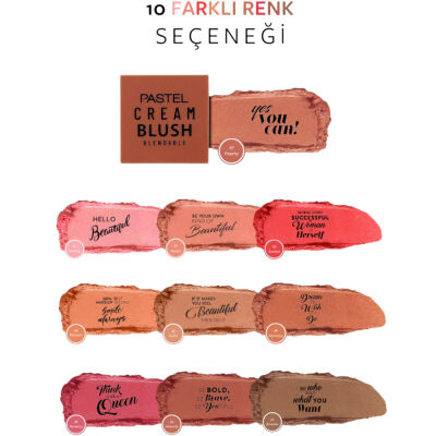 Pastel Cream Blush Blendable 45 Sunlit - 5