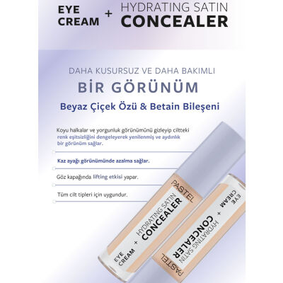 Pastel Eye Cream + Hydrating Satin Concealer 61 Vanilla - 5