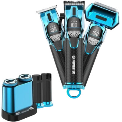Powertec Tr-5500 Traş Makinası 3 Lü Set - 1