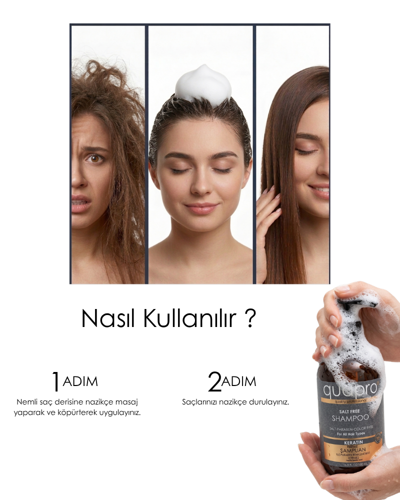 Quapro Keratin Şampuan 500 ML - 2