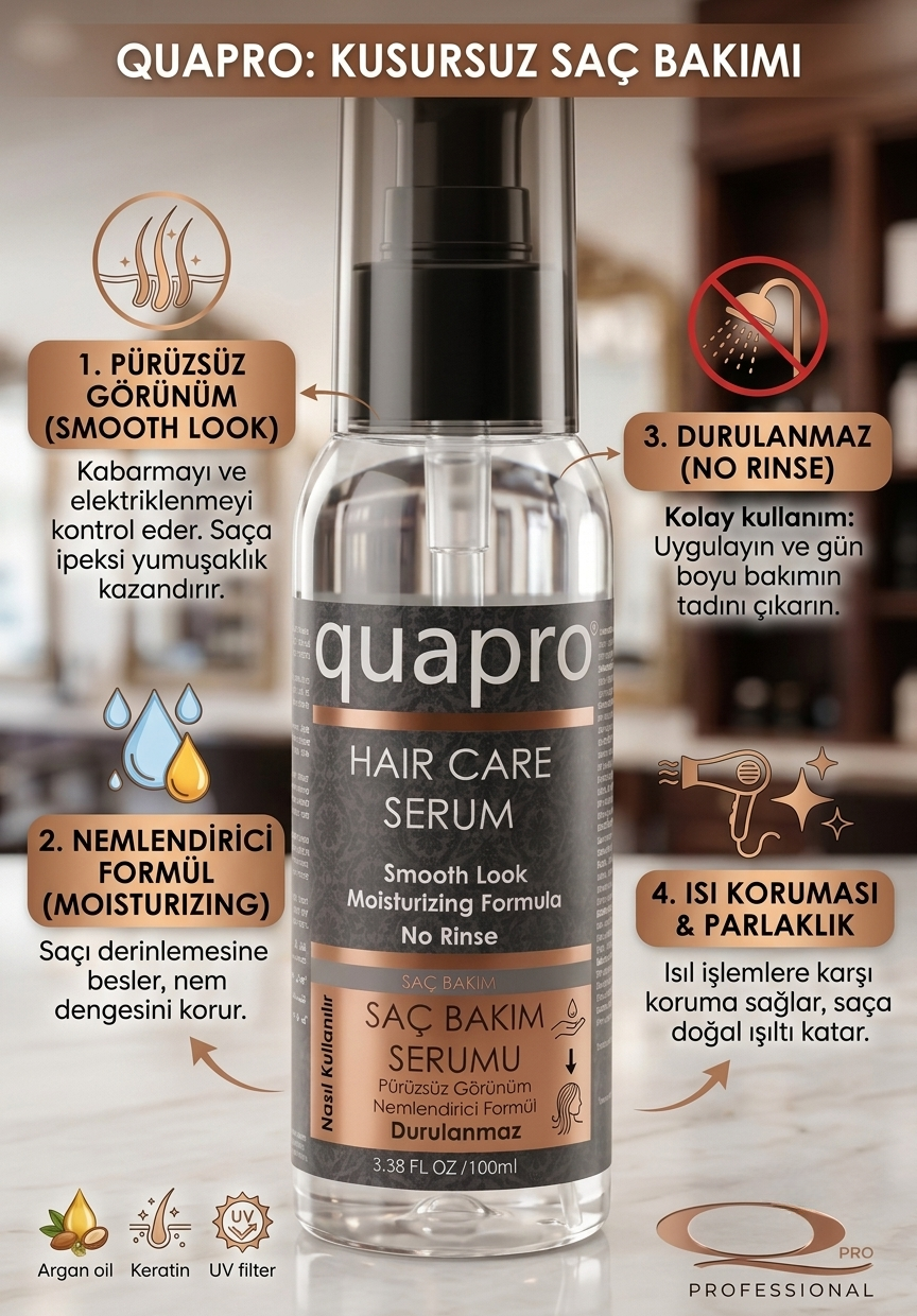 Quapro Saç Serumu Keratin 100 ML - 2