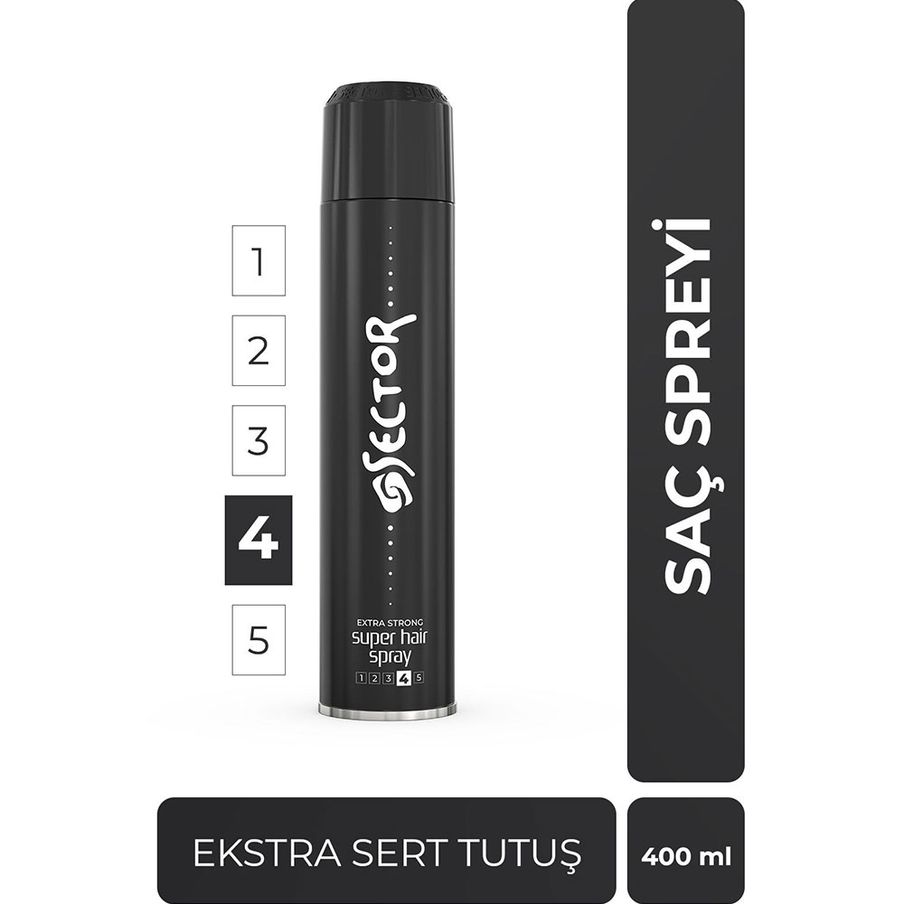 Sector Saç Sprey Extra Strong 400 ML - 1