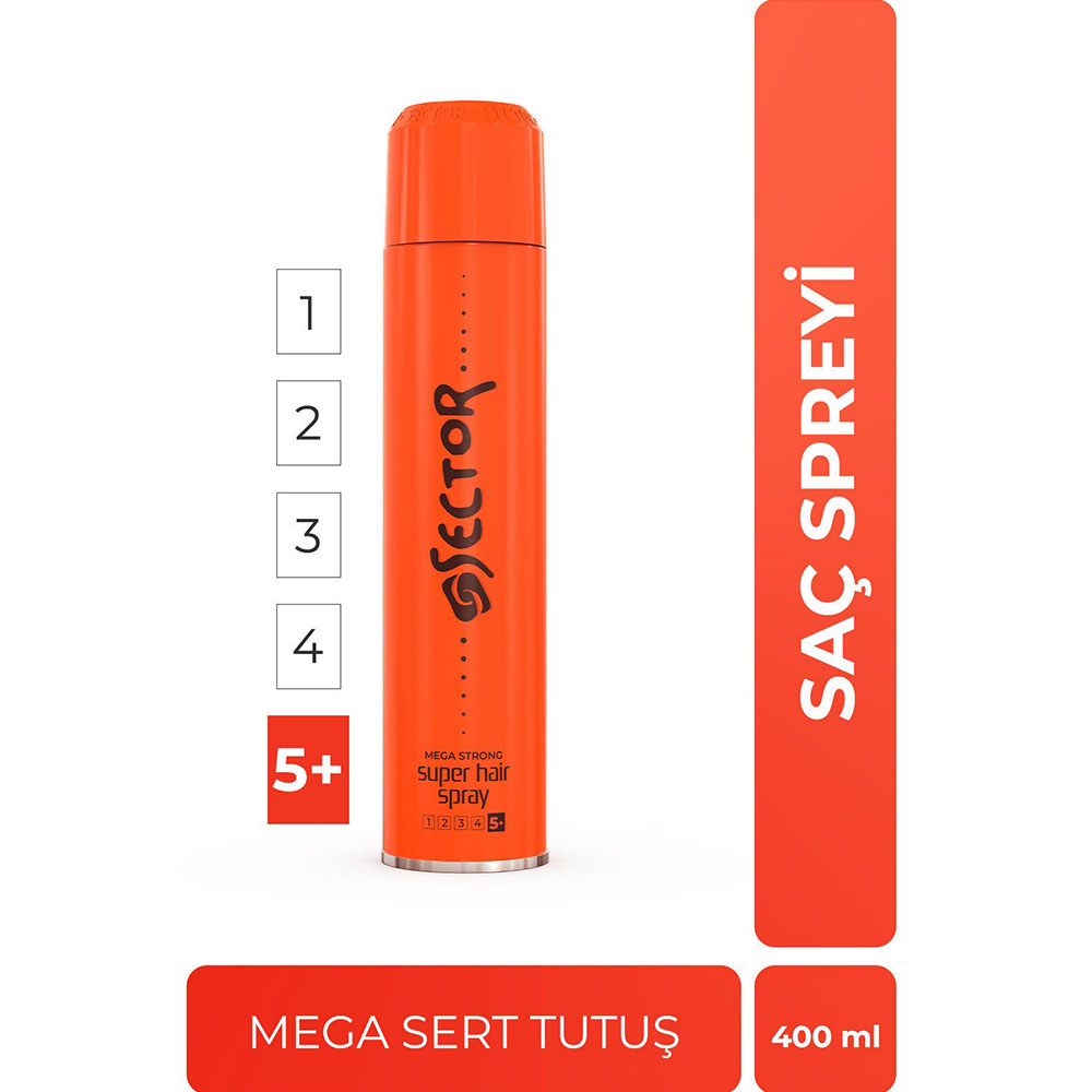 Sector Saç Sprey Mega Strong 400 ML - SECTOR