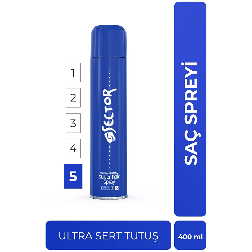 Sector Saç Sprey Ultra Strong 400 ML - 1