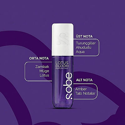 Sobe Saç & Vücut Parfümü Lotus Bloom 100 ML - 2