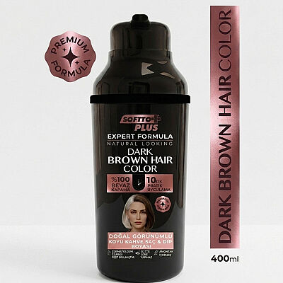Softto Plus Expert Koyu Kahve Şampuan Women 400 ML - 1