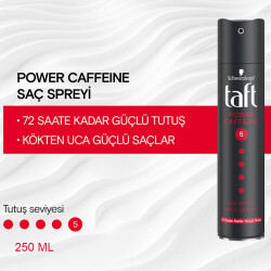 Taft Saç Spreyi 5 Power Caffeine 250 ML - TAFT (1)
