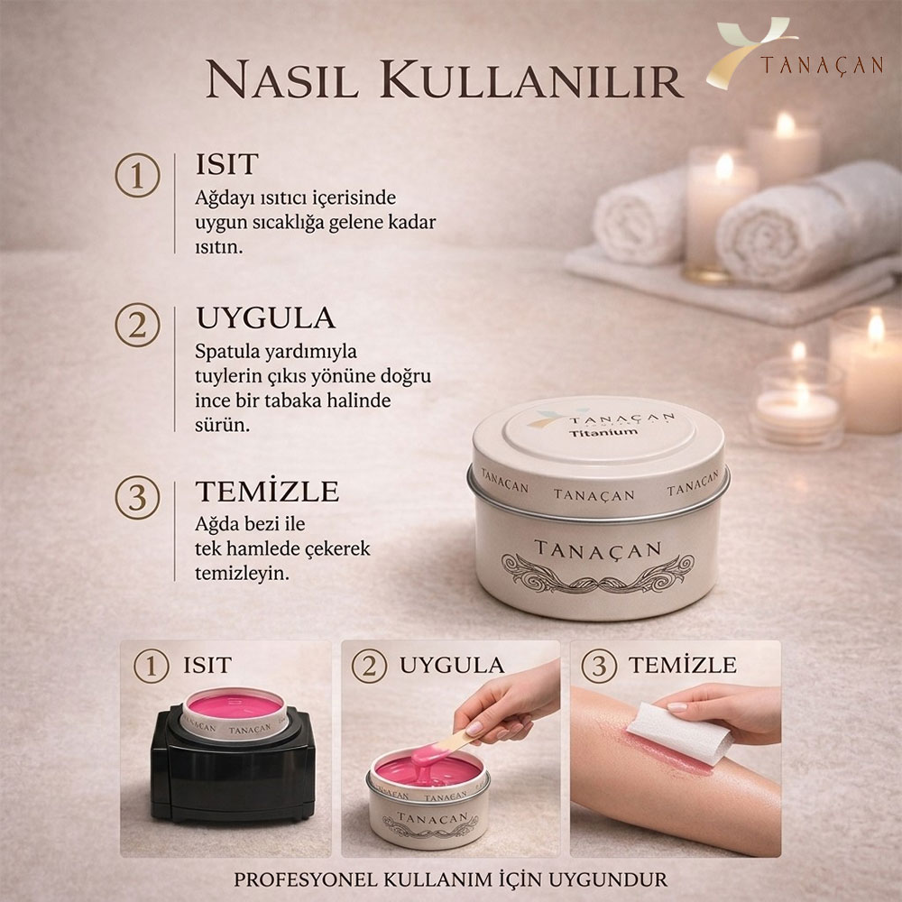 Tanaçan Titanyum Ağda Tek Kullanımlık 50 ML - TANAÇAN (1)
