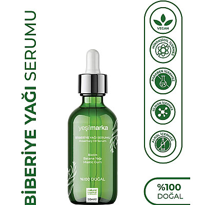 Yeşilmarka Doğal Biberiye Yağı Serumu 50 ML - 2