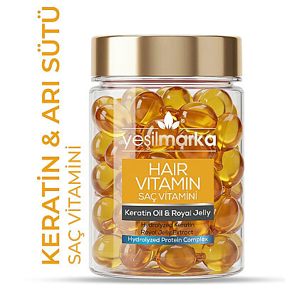 Yeşilmarka Saç Vitamini Keratin Yağı 15 ML - 1